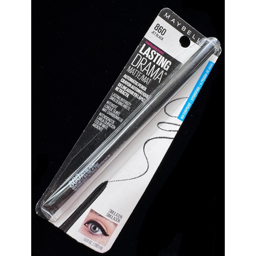 Maybelline Lasting Drama Matte Automatic Eyeliner Pencil 860 Jet BlackWaterproof